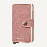 MINIWALLET in PEBBLE ROSE by SECRID