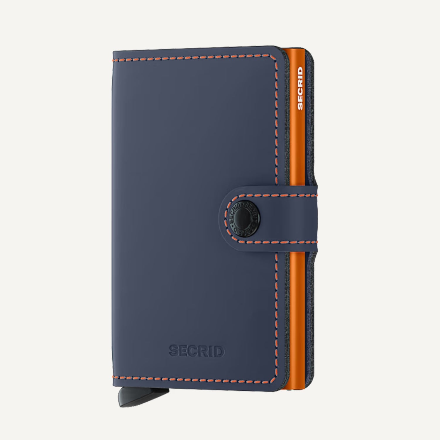 MINIWALLET in MATTE NIGHTBLUE & ORANGE by SECRID