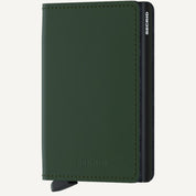 SLIMWALLET in MATTE GREEN BLACK by SECRID