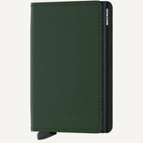 SLIMWALLET in MATTE GREEN BLACK by SECRID