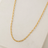 GOLD SWIFT CHAIN NECKLACE by LOVER'S TEMPO