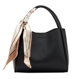 BLACK STEFFIE MINI TOTE BAG by LOUENHIDE
