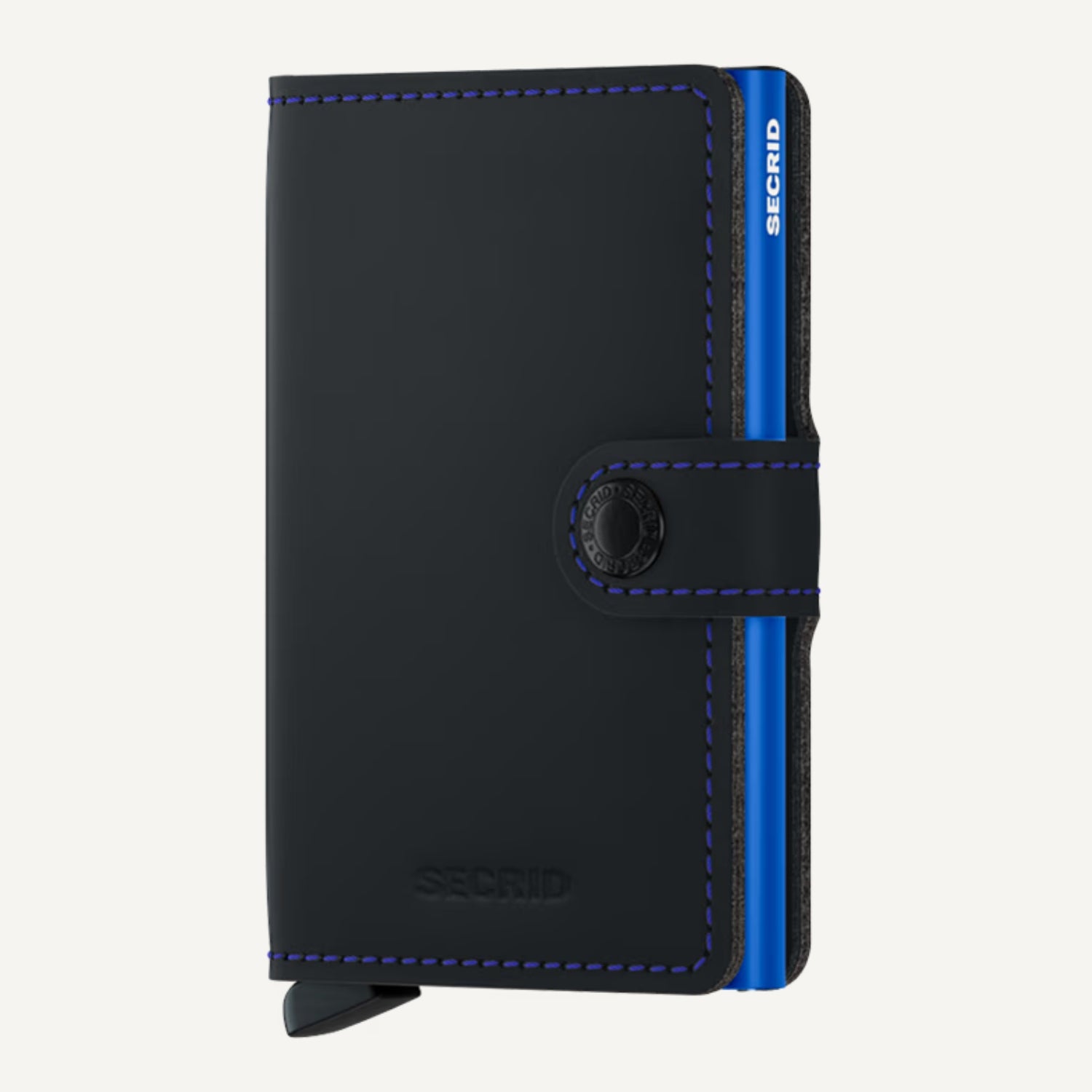MINIWALLET in MATTE BLACK & BLUE by SECRID