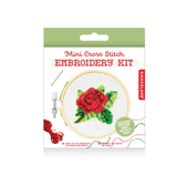 ROSE MINI CROSS STITCH EMBROIDERY KIT
