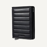 SLIMWALLET in BLACK EMBOSED LINES by SECRID