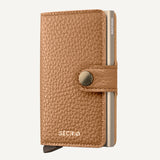 MINIWALLET in PEBBLE CAPPUCCINO by SECRID