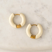 GOLD BIANCA HOOP EARRINGS by LOVER'S TEMPO