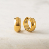 GOLD WILLA HOOP EARRINGS by LOVER'S TEMPO