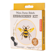BEE MINI CROSS STITCH EMBROIDERY KIT