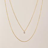 GOLD SOLEIL LAYERED NECKLACE by LOVER'S TEMPO