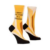 BEST ACTOR IN A DRAMA W-CREW SOCKS by BLUE Q
