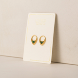 ARIA EMERALD STUD EARRINGS by LOVER'S TEMPO