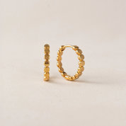 GOLD CLEO HOOP EARRINGS by LOVER'S TEMPO