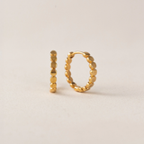 GOLD CLEO HOOP EARRINGS by LOVER'S TEMPO