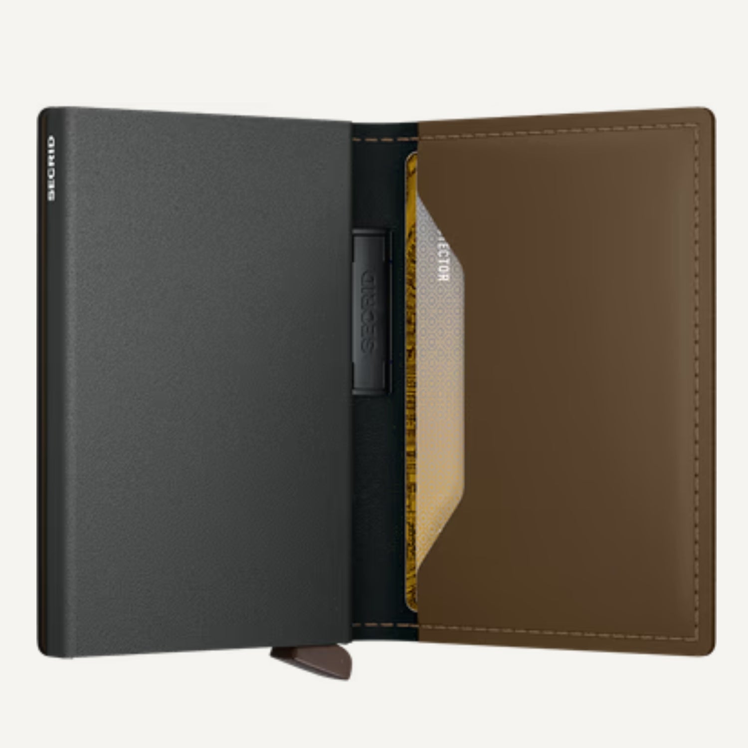 BANDWALLET in MATTE STEEL BLUE & BROWN by SECRID