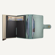 MINIWALLET in PEBBLE SEA GREEN by SECRID