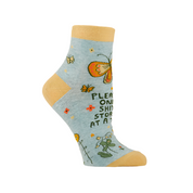 PLEASE, ONE SHITSTORM AT A TIME W-CREW SOCKS by BLUE Q