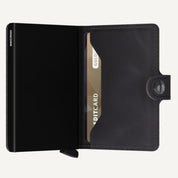 MINIWALLET in VINTAGE BLACK by SECRID