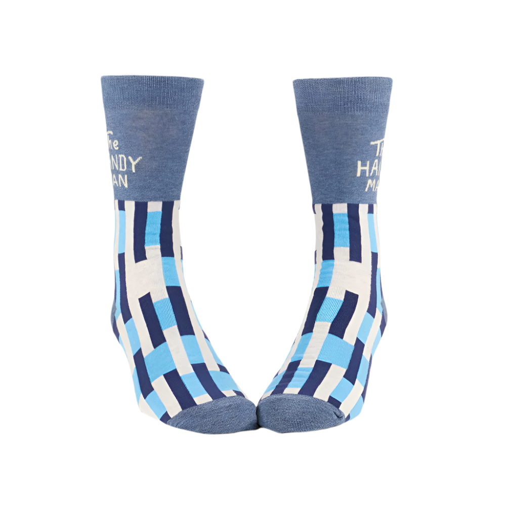 THE HANDYMAN M-CREW SOCKS by BLUE Q
