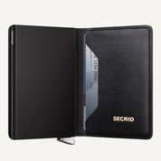 SLIMWALLET in BLACK EMBOSED LINES by SECRID