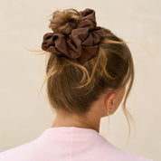 SCRUNCHIES in BLACK & CHOCOLATE by KITSCH