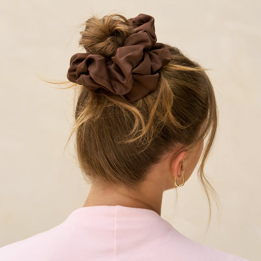 SCRUNCHIES in BLACK & CHOCOLATE by KITSCH