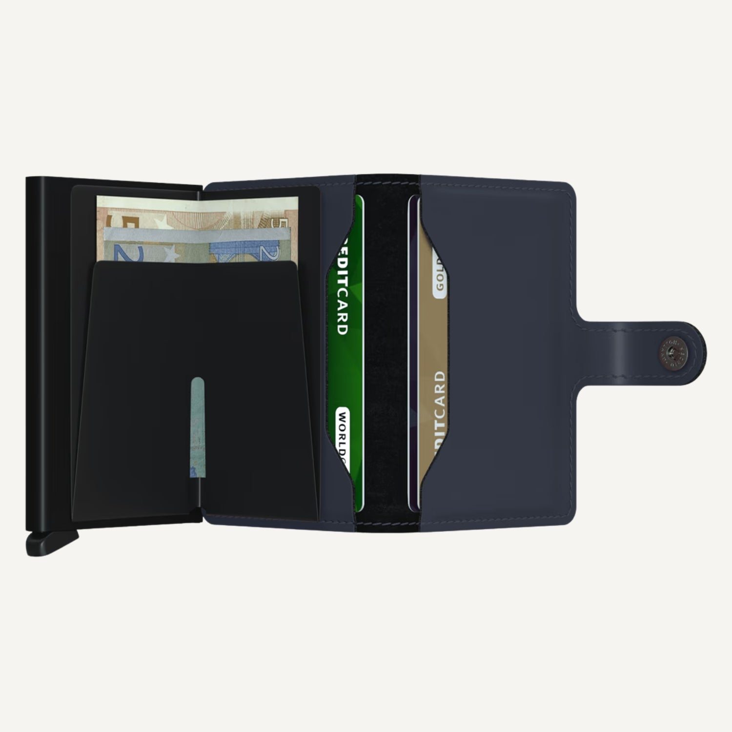 MINIWALLET in MATTE NIGHTBLUE by SECRID