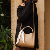 BISCUIT STEFFIE MINI TOTE BAG by LOUENHIDE