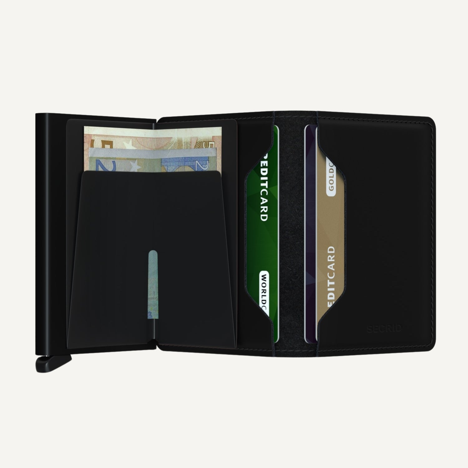 SLIMWALLET in MATTE BLACK by SECRID
