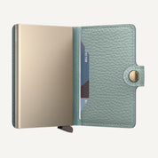MINIWALLET in PEBBLE SEA GREEN by SECRID