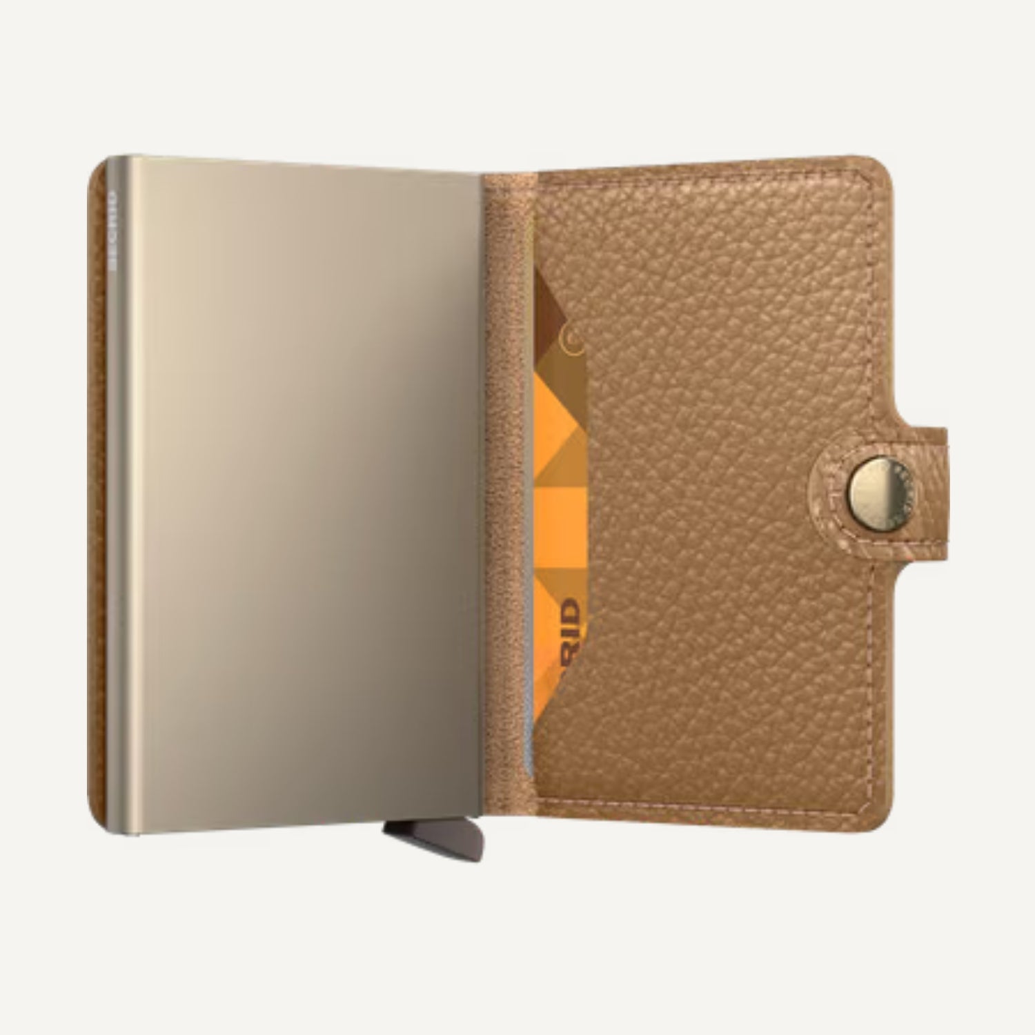 MINIWALLET in PEBBLE CAPPUCCINO by SECRID