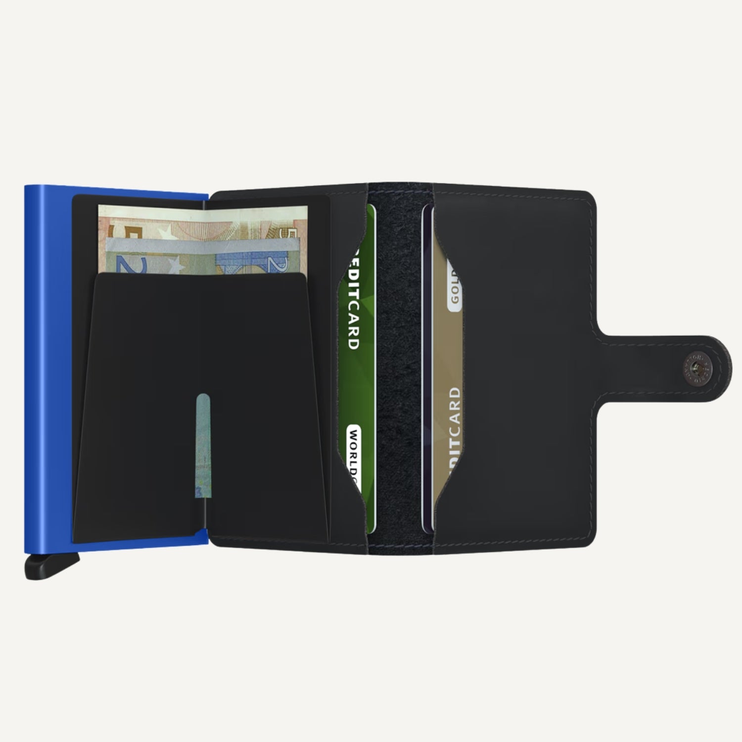 MINIWALLET in ORIGINAL BLACK-BLUE by SECRID