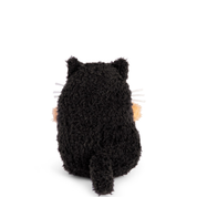 BLACK KITTY RICESPUD MINI SITTING PLUSH TOY by NOODOLL