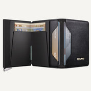 SLIMWALLET in BLACK EMBOSED LINES by SECRID