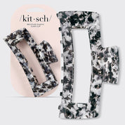 LARGE CLAW CLIP in BLACK & WHITE by KITSCH