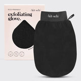 EXFOLIATING GLOVE in BLACK by KITSCH