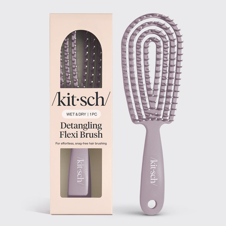 FLEXI DETANGLE BRUSH in VIOLET by KITSCH