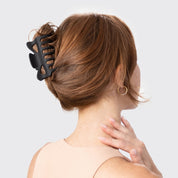 LARGE CLAW CLIP SET in BLACK & TORTOISE by KITSCH
