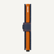 MINIWALLET in MATTE NIGHTBLUE & ORANGE by SECRID