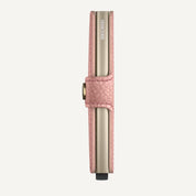 MINIWALLET in PEBBLE ROSE by SECRID