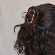 MEDIUM CLAW CLIP in PUFFY GOLD by KITSCH