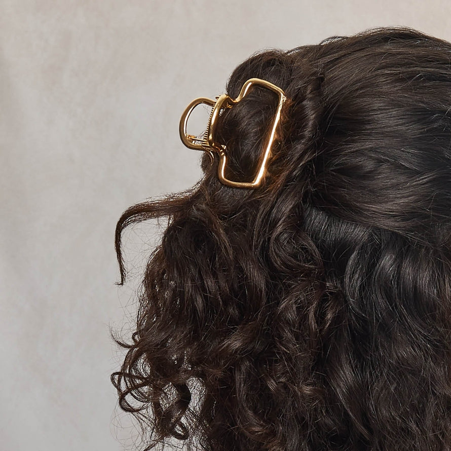 MEDIUM CLAW CLIP in PUFFY GOLD by KITSCH