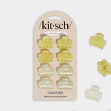 MINI CLAW CLIP SET in CREAM & BUTTER 8pk by KITSCH