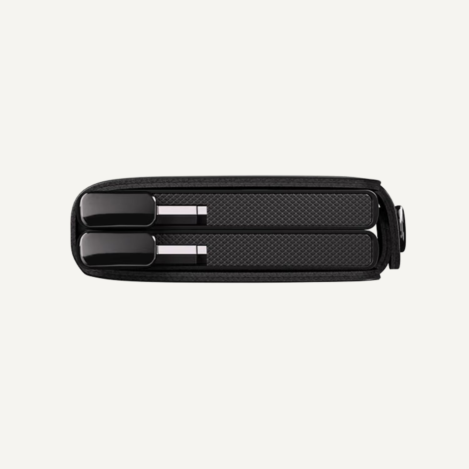 TWINWALLET in CRISPLE BLACK by SECRID