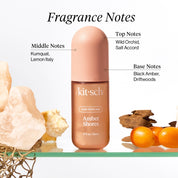 HAIR & BODY PERFUME MIST in AMBER SHORES by KITSCH