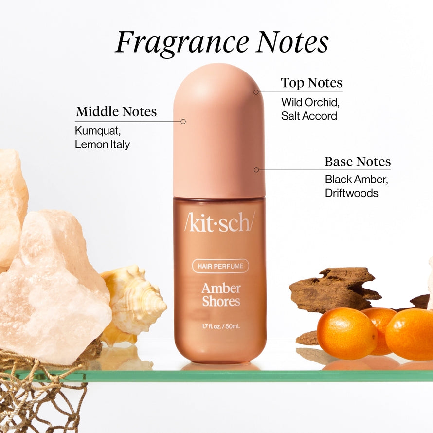 HAIR & BODY PERFUME MIST in AMBER SHORES by KITSCH