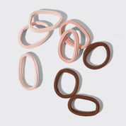 HAIR ELASTICS in SEAMLESS ROSEWOOD by KITSCH