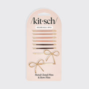 BOBBY PINS in ROSEWOOD CLOUD & BOW by KITSCH