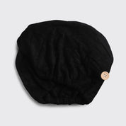 QUICK DRY HAIR TOWEL in BLACK by KITSCH