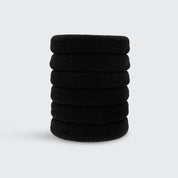 HAIR ELASTICS in BLACK EXTRA THICK by KITSCH